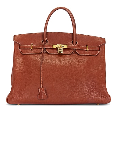 Hermes Togo Birkin 40 Retourne Handbag