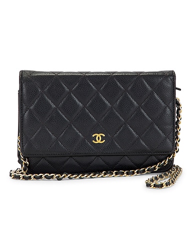 Chanel Caviar Classic Wallet On Chain