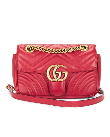 Gucci Mini GG Marmont Shoulder Bag