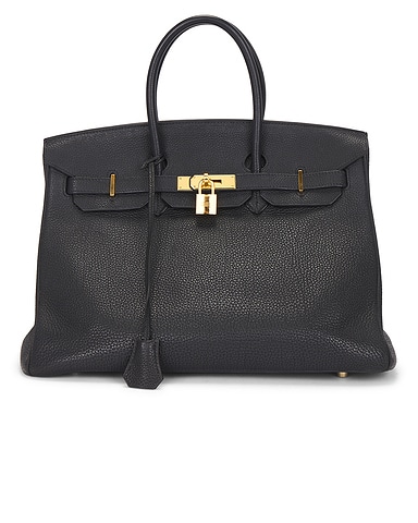 Hermes Togo Birkin 35 Retourne Handbag