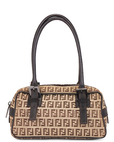 Fendi Mini Zucchino Boston Bag