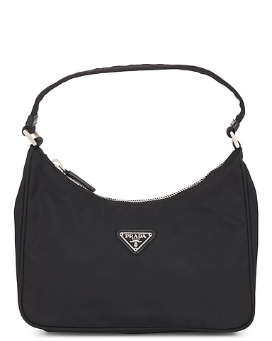 Prada Black Mini Re-Edition 2000 Re-Nylon Shoulder Bag
