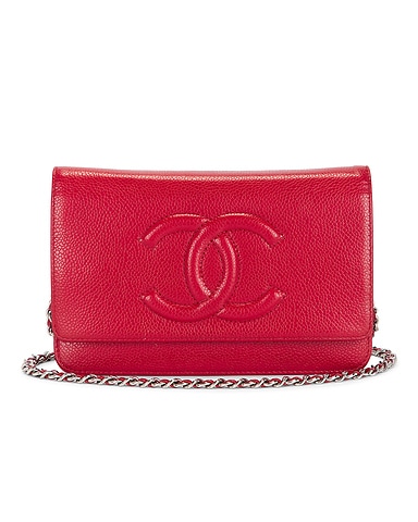 Chanel Calfskin Timeless Wallet On Chain