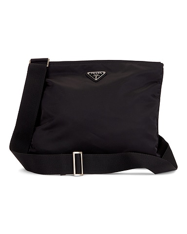 Prada Tessuto Flat Messenger Bag