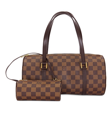 Louis Vuitton Damier Ebene Papillon 30 Handbag & Mini Set