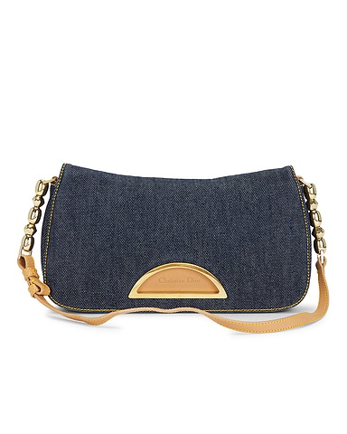 Dior Denim Maris Pearl Shoulder Bag