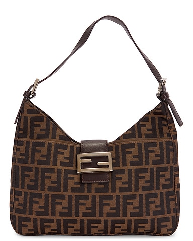 Fendi Zucca Mama Forever Baguette Shoulder Bag