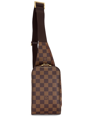 Louis Vuitton Brown Damier Ebene Geronimos Belt Bag