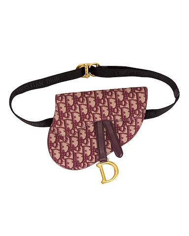 Dior Trotter Oblique Saddle Belt Bag