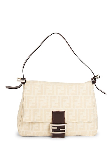 Fendi Zucca Mama Forever Baguette Shoulder Bag
