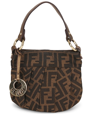 Fendi Zucca Mini Chef Shoulder Bag