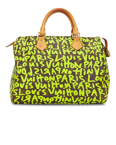 Louis Vuitton X Stephen Sprouse Monogram Graffiti Speedy 30 Handbag