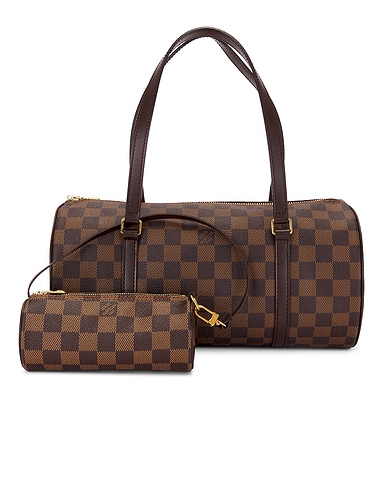Louis Vuitton Damier Ebene Papillon 30 Handbag & Mini Set