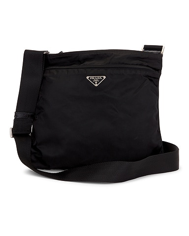 Prada Tessuto Flat Messenger Bag