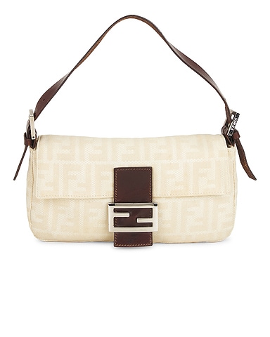 Fendi Zucca Baguette Shoulder Bag