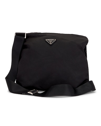 Prada Tessuto Flat Messenger Bag