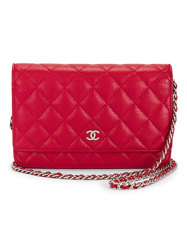 Chanel Caviar Classic Wallet On Chain
