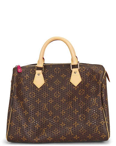 Louis Vuitton Monogram Perforated Speedy 30 Handbag
