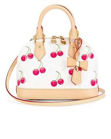 Louis Vuitton X Takashi Murakami Monogram Cerises Alma BB Handbag