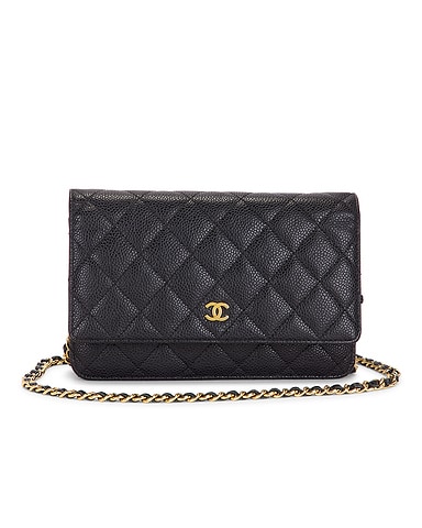 Chanel Caviar Classic Wallet On Chain
