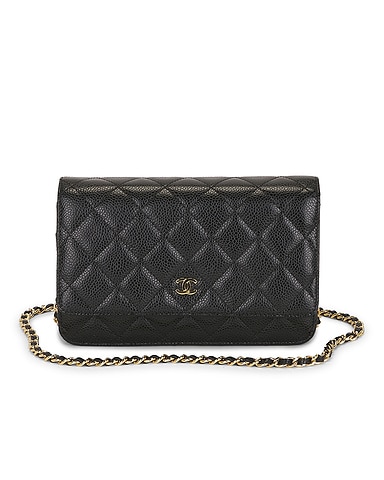 Chanel Caviar Classic Wallet On Chain
