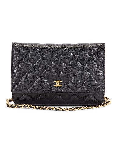 Chanel Caviar Classic Wallet On Chain