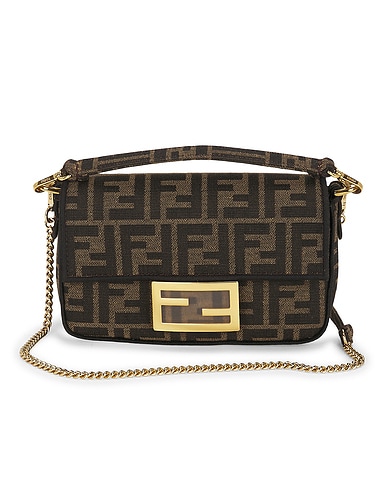 Fendi Mini FF 1974 Baguette Shoulder Bag