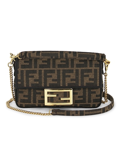 Fendi Mini FF 1974 Baguette Shoulder Bag