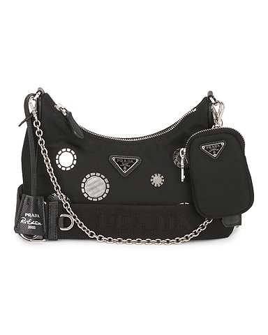 Prada Sequin Polka Dot Re-Edition 2005 Re-Nylon Shoulder Bag