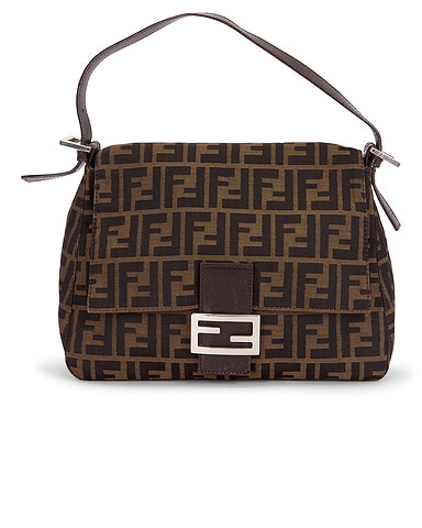 Fendi Zucca Mama Forever Baguette Shoulder Bag