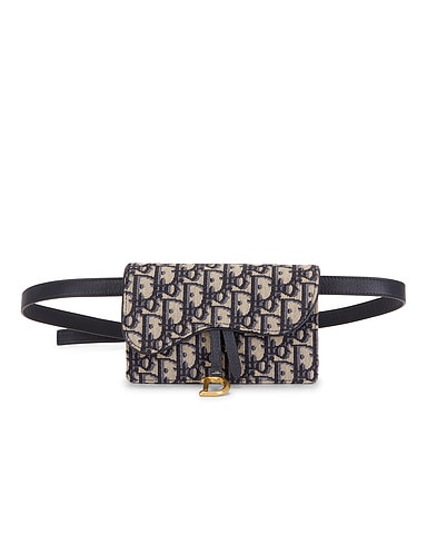 Dior Oblique Saddle Belt Bag