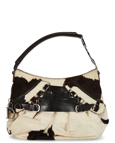 Dior Ponyhair Ballet Corset Shoulder Bag