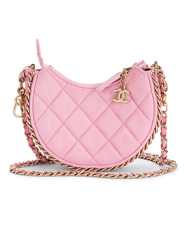 Chanel Lambskin Mini Hobo Bag