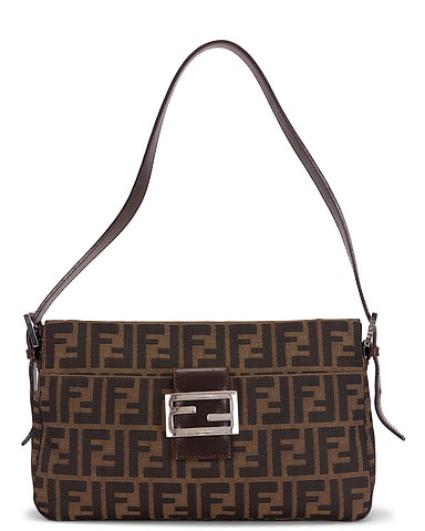 Fendi Zucca Baguette Shoulder Bag