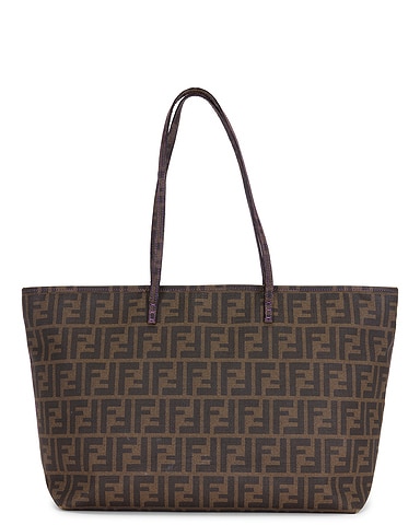 Fendi Zucca Roll Tote Bag