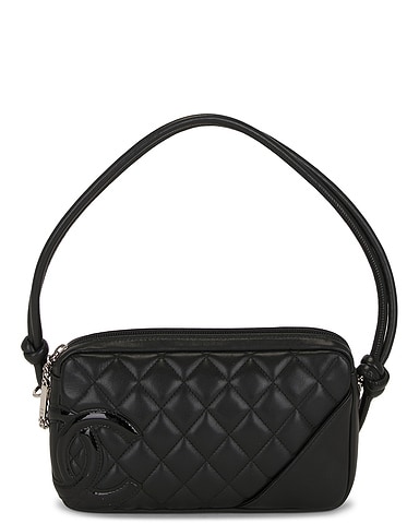 Chanel Calfskin Cambon Ligne Pochette Shoulder Bag