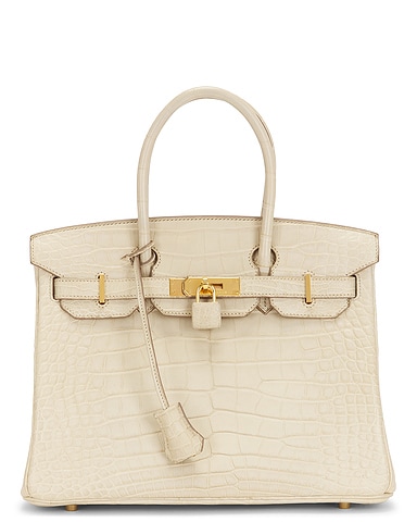 Hermes Matte Alligator Birkin 30 Handbag