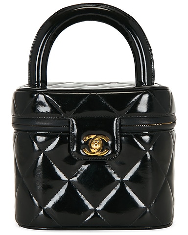 Chanel Patent Vintage Vanity Case