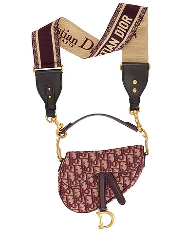 Dior Oblique Mini Saddle Bag