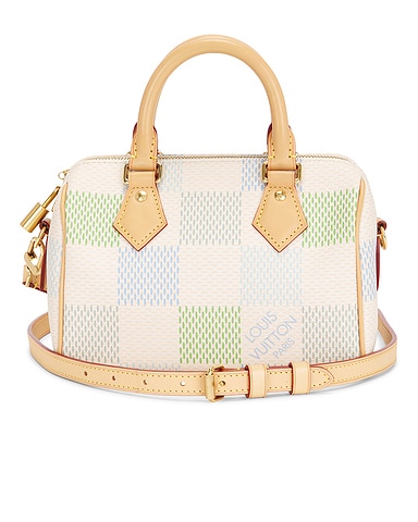 Louis Vuitton Limited Edition Damierlicious Giant Speedy Bandouliere 20 Handbag