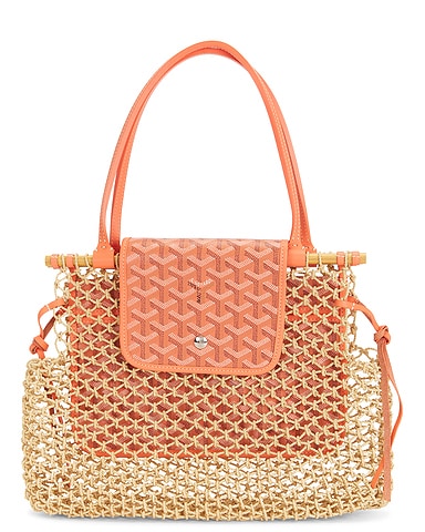 Goyard Raffia Aligre Tote Bag