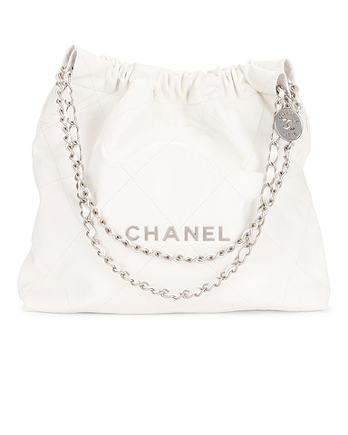 Chanel Calfskin Medium 22 Hobo Bag