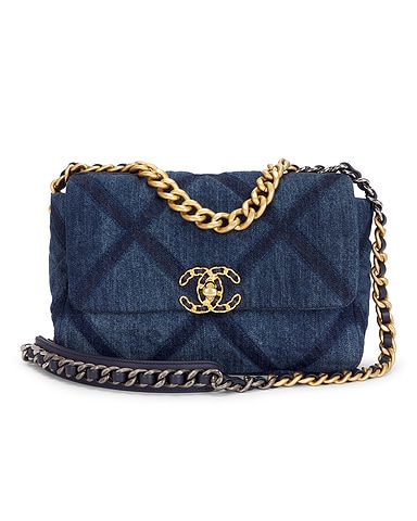 Chanel Denim Medium 19 Flap Bag
