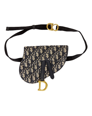 Dior Trotter Oblique Saddle Belt Bag