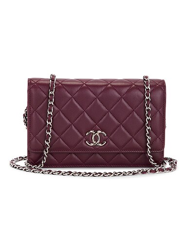 Chanel Lambskin Classic Wallet On Chain