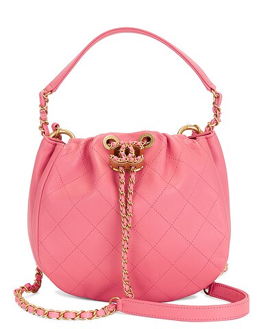 Chanel Calfskin Drawstring Bucket Bag