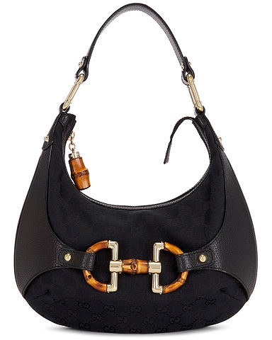 Gucci Bamboo Horsebit Hobo Bag