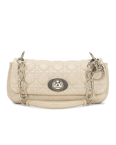 Dior Cannage Leather Chain Shoulder Bag