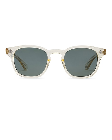 Ace Sun in Pure Glass & Semi-Flat Blue Smoke
