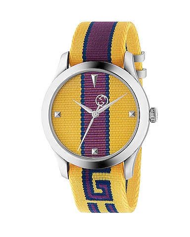 38MM G-Timeless Logo Strap Watch